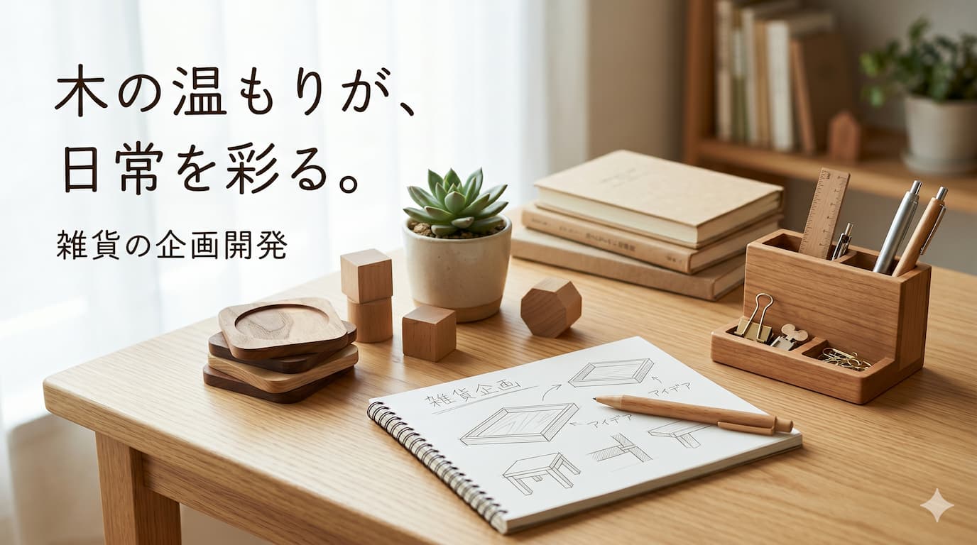 雑貨の企画開発